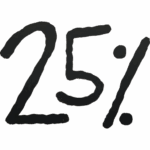 25%